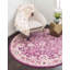 Kalf Purple/Ivory Rug-789383976