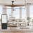 WindCraft 52" Indoor/Outdoor Oil Rubbed Bronze Ceiling Fan with Remote Control