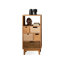Commode d'appoint en bois massif Bertrando