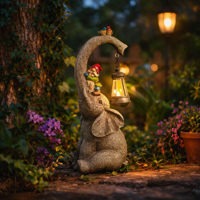 Animals Waterproof Polyresin Garden Statue