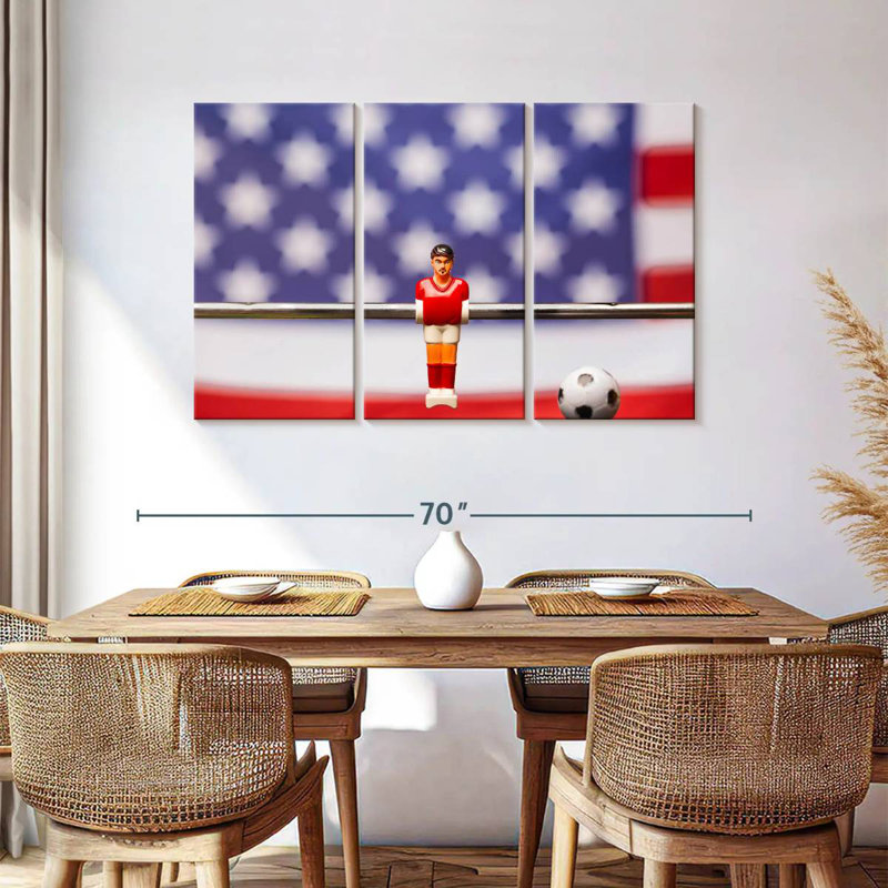 Jeu de soccer sur table, H 36 po x l 57 po