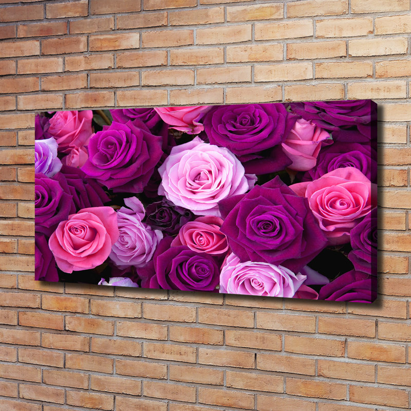 Roses 1 Piece Wrapped Canvas Wall Art