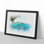 Eagle Hunting for Fish - Picture Frame Graphic Art Print-55732771-55732769