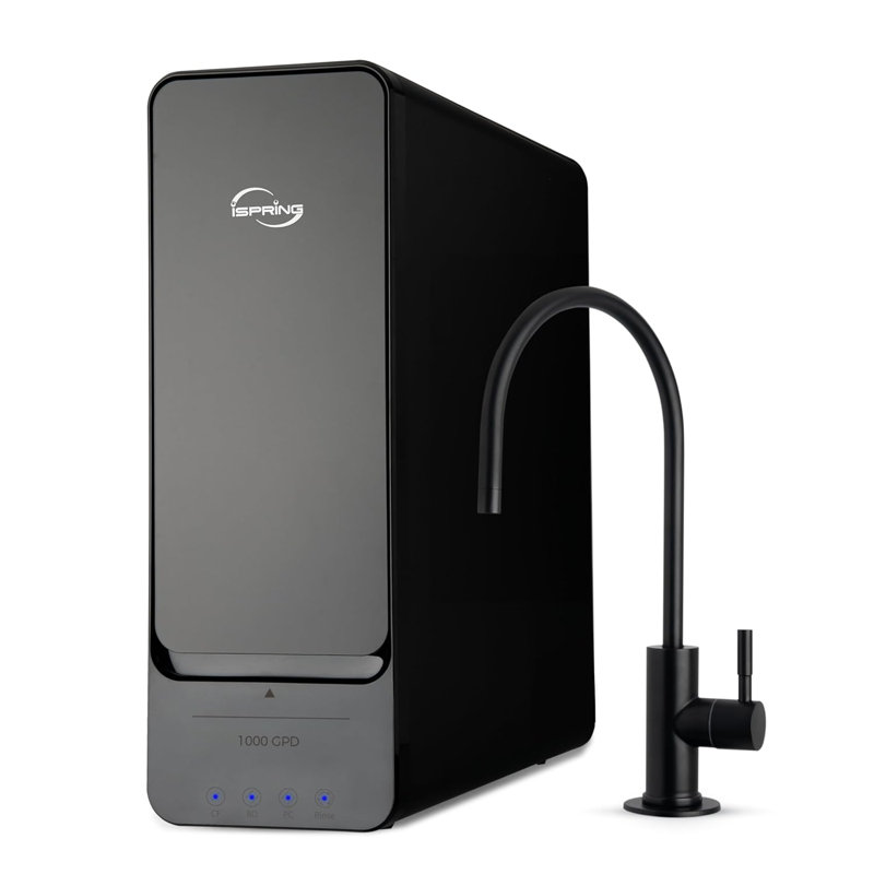 iSpring RO1000-BN Tankless Reverse Osmosis Water Filtration System, 1000 GPD Fast Flow