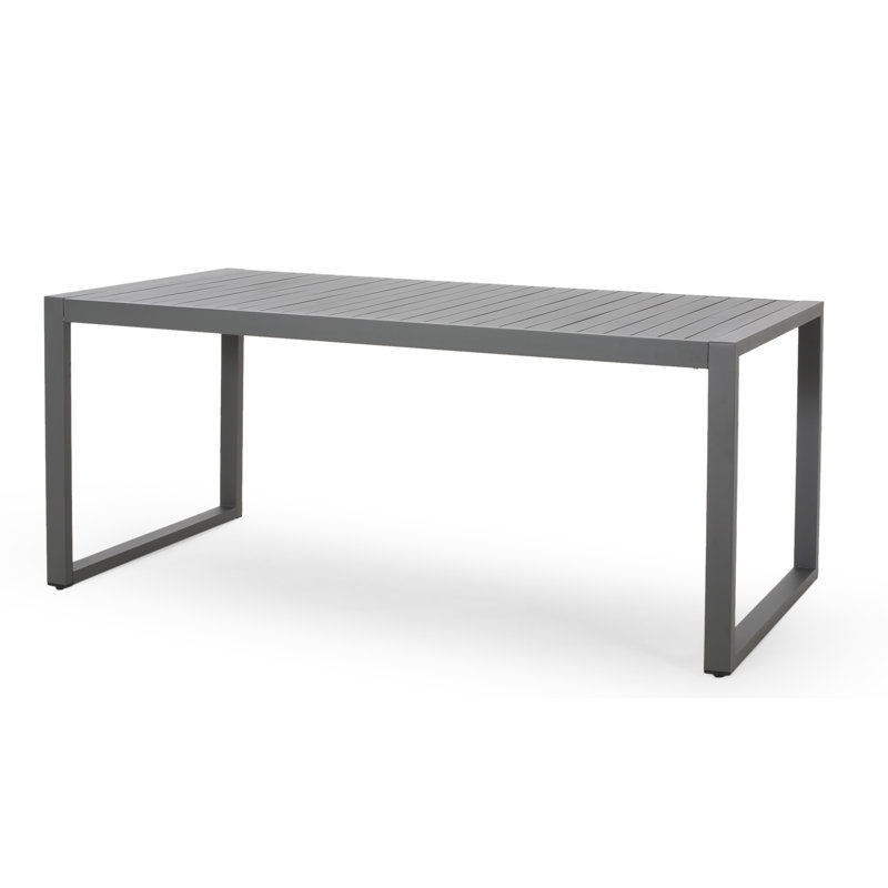 Table de salle à manger Iorio, Gris
