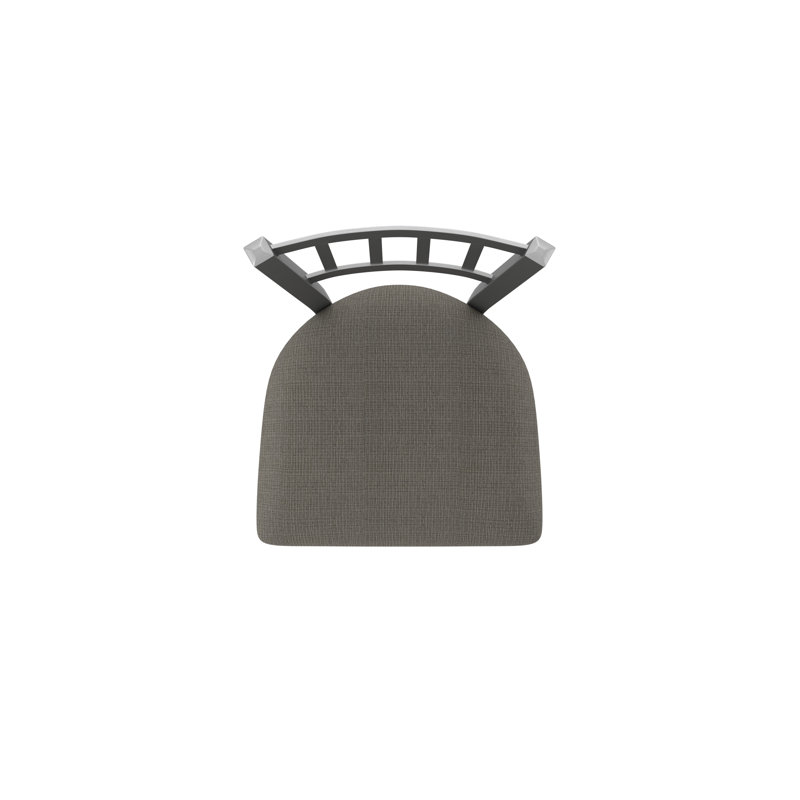 810 Contessa Swivel Stool, Stainless Steel, Fabric-Graph Chalice, Counter Stool (25" Seat Height)