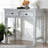 Bali & Pari Diata Coastal Black And White Mother Of Pearl Capiz Shell 2-Drawer Console Table