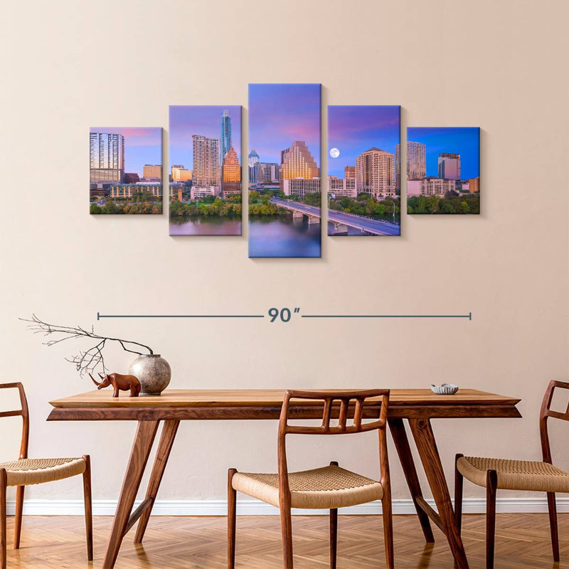 Austin, 42" H x 92" W