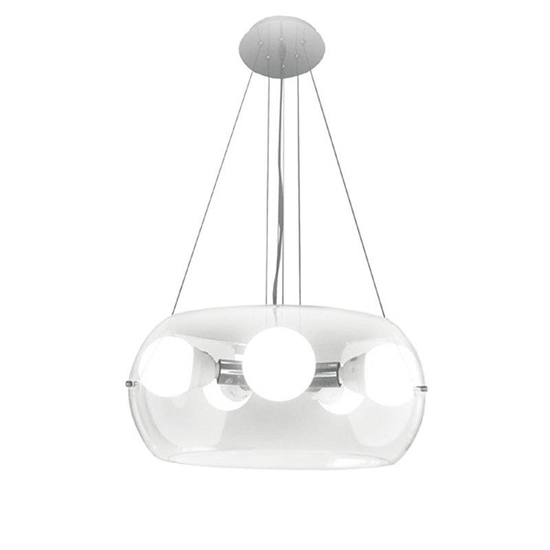 Audi 5 - Light Glass Single Pendant, Transparent