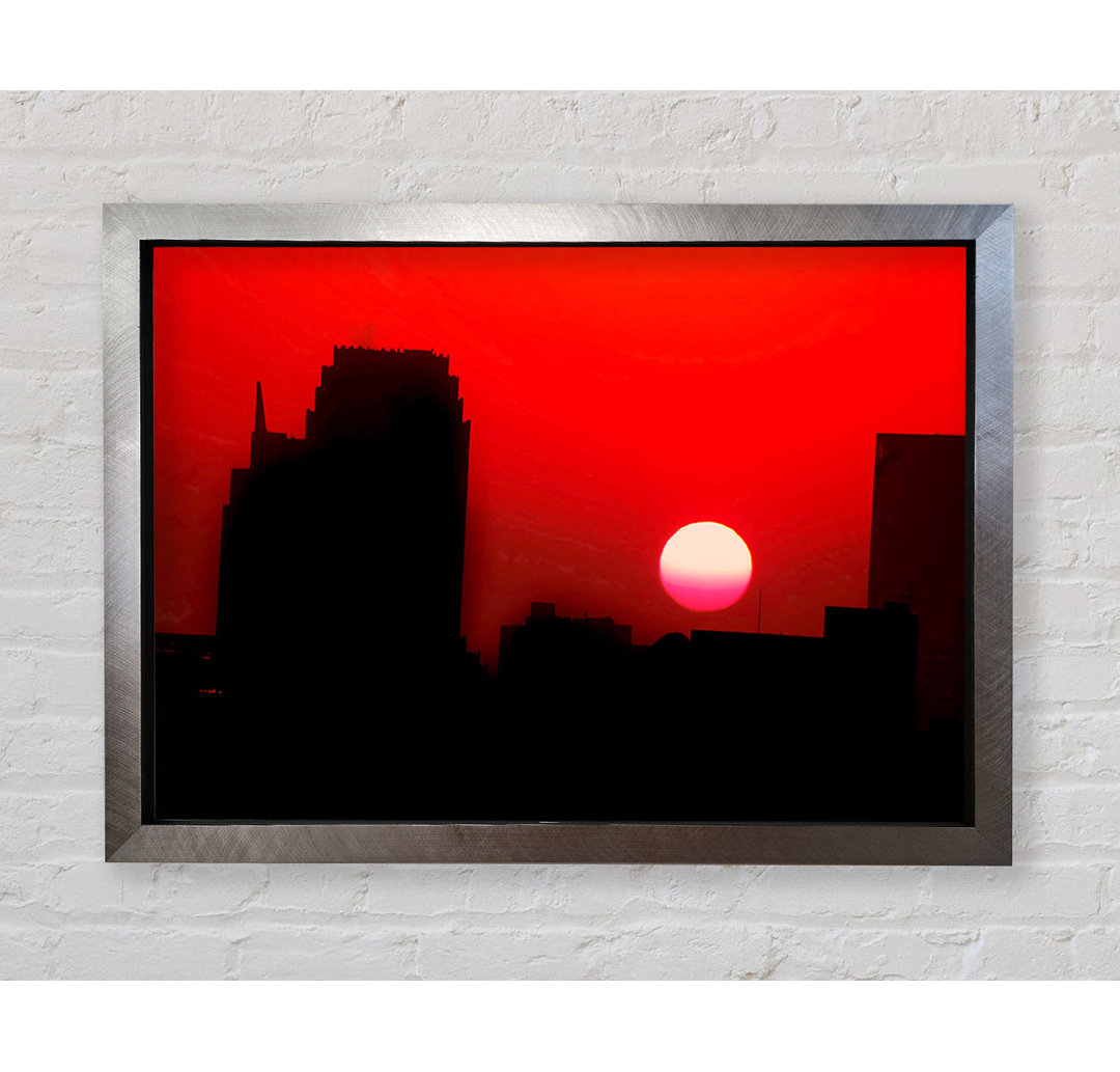 Red City Sundown - Druck