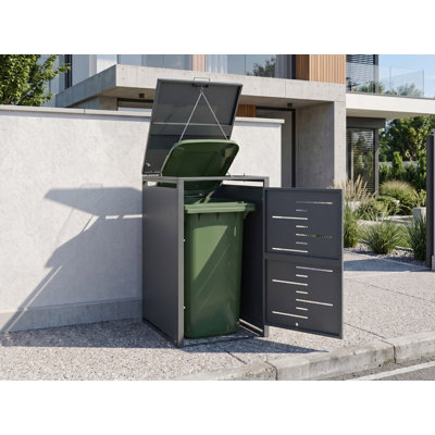 PERISSA Steel Wooden Single Bin Store