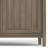 Lev 60"W Solid Wood Transitional Wide Storage Cabinet with Grooved Detailing