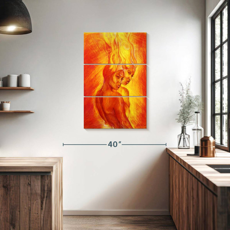 Leisha Shango Flames, 38" H x 24" W
