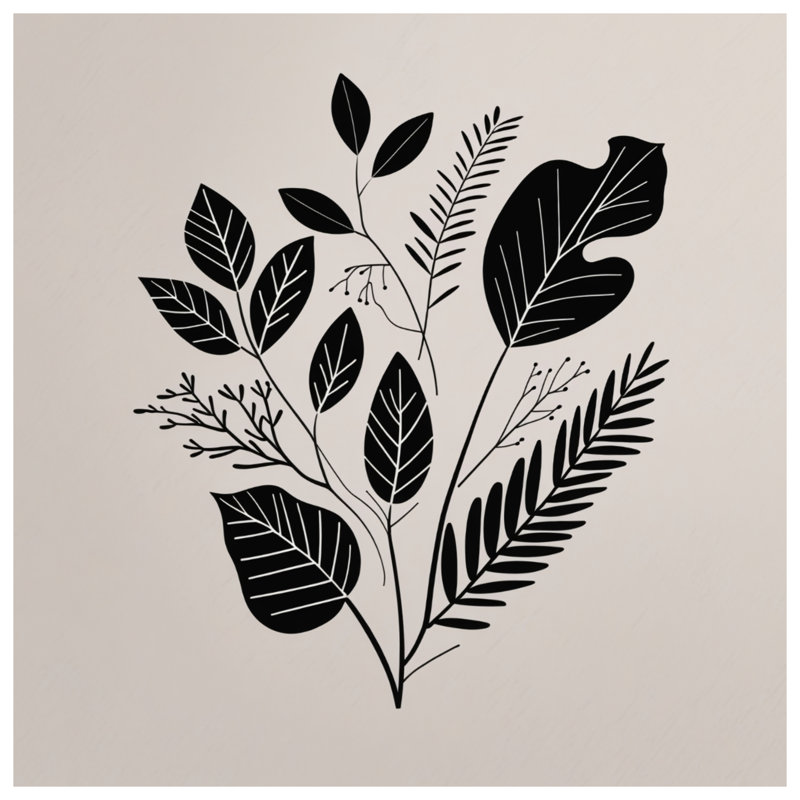 Coussin Leaf, 20 x 20 pouces