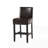 26-inch Brown Leather Counter stools