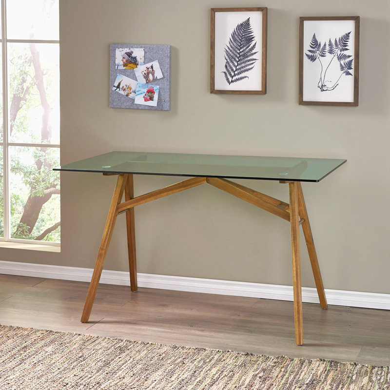 BUREAU EN VERRE