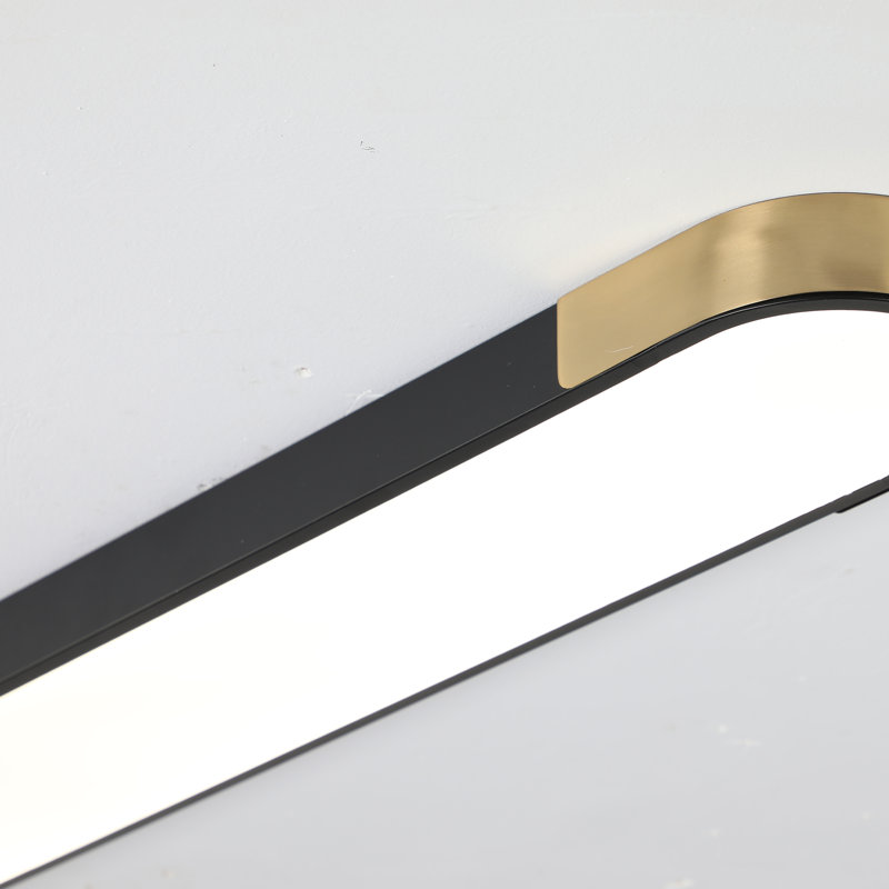 Cherron Masek 1 - Light LED Dimmable Flush Mount, 5cm H x 120cm W x 17cm D