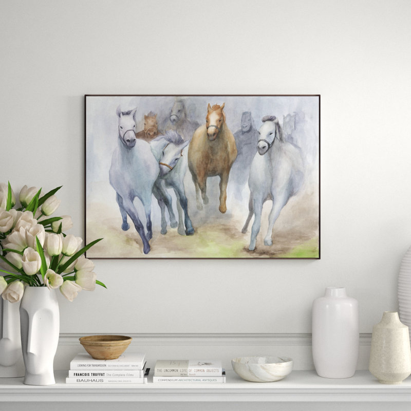 Team Print by Helen Parker, 37.5" H x 53.5" W x 1.5" D, Glass Coat