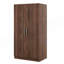 Armoire penderie 2 portes avec 3 tablettes de rangement