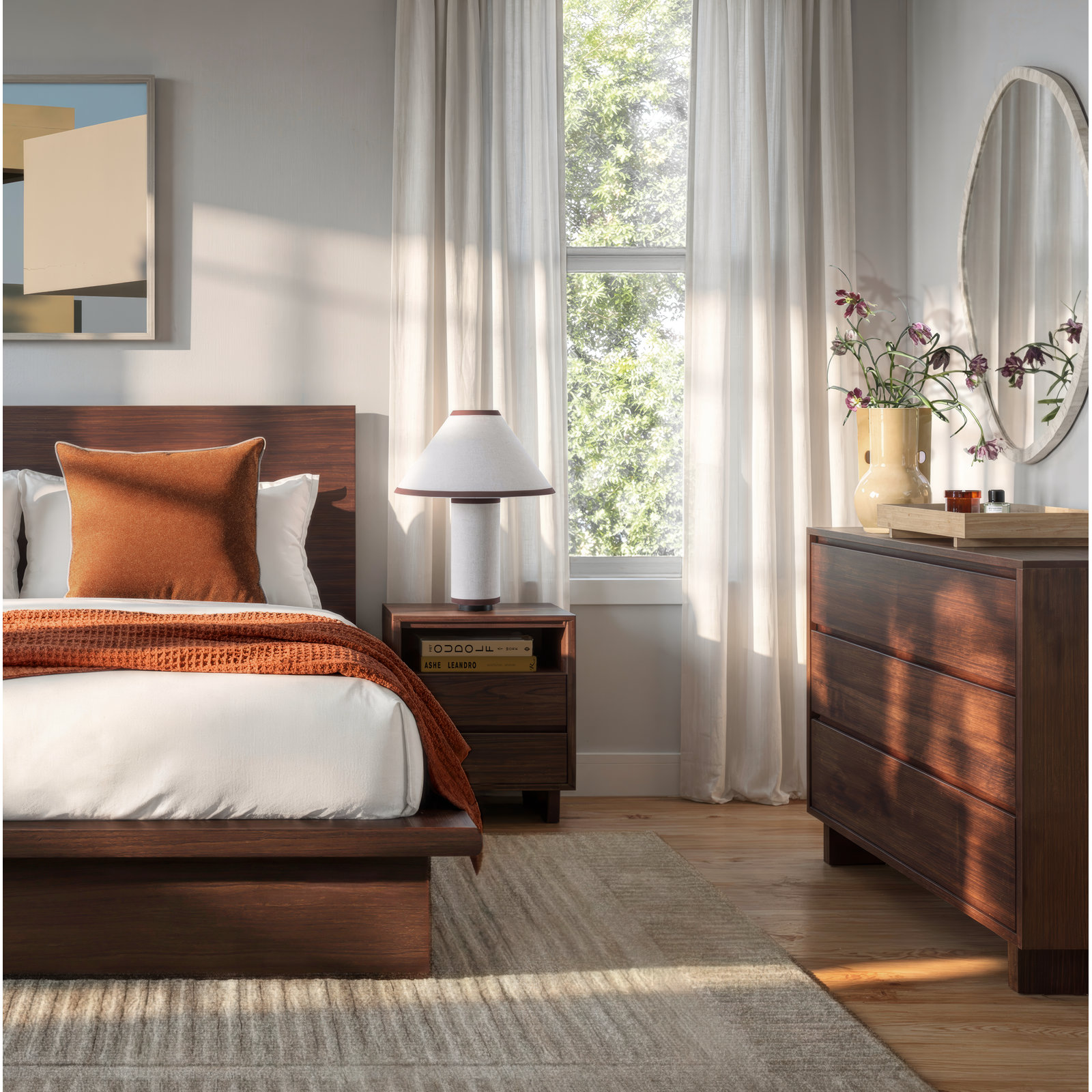 Soleil 62" Double Dresser, Brown