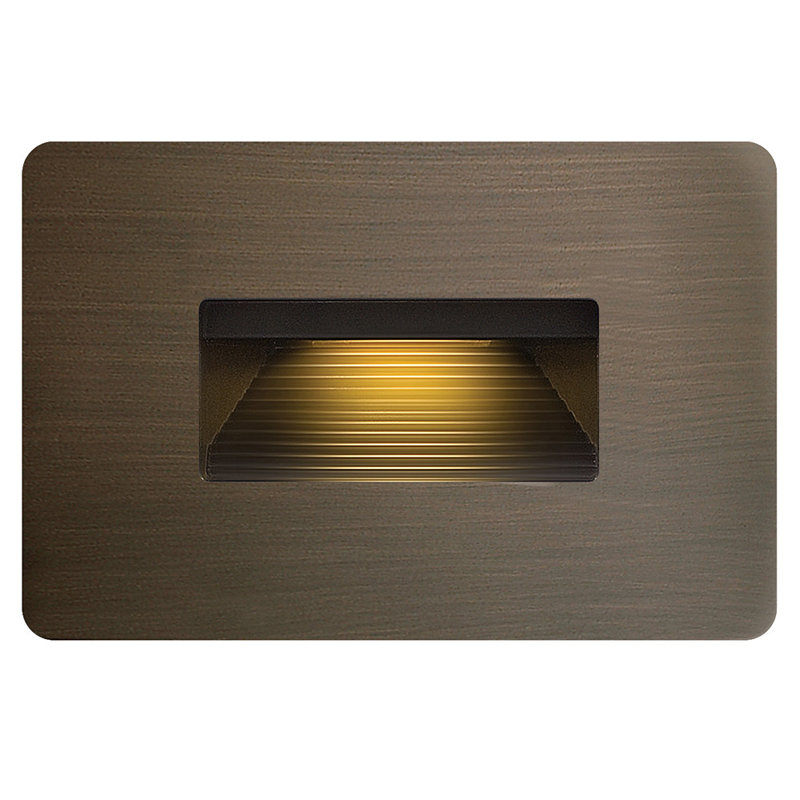 Luna Low Voltage LED Step Light, Matte Bronze