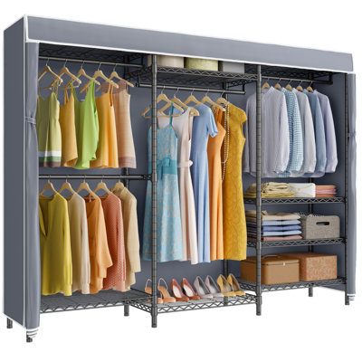 VIPEK V5C Plus Heavy Duty Coverd Clothes Rack, Clothing Rack with Cover