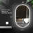 Wall Mounted LED Mirror Frameless Bathroom Vanity Oval Lighted Mirror with Anti-fog&Dimmable Lights-259215136