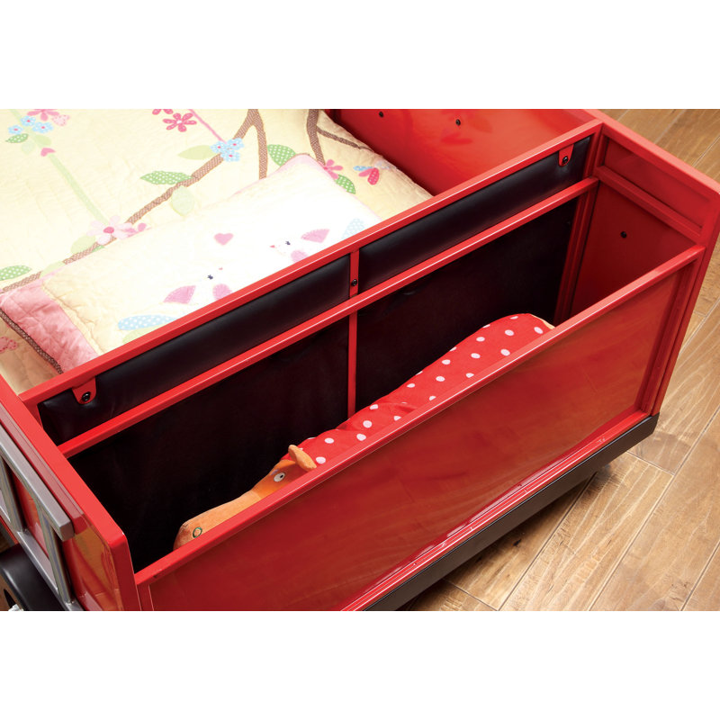 Twin Car Bed with Shelves