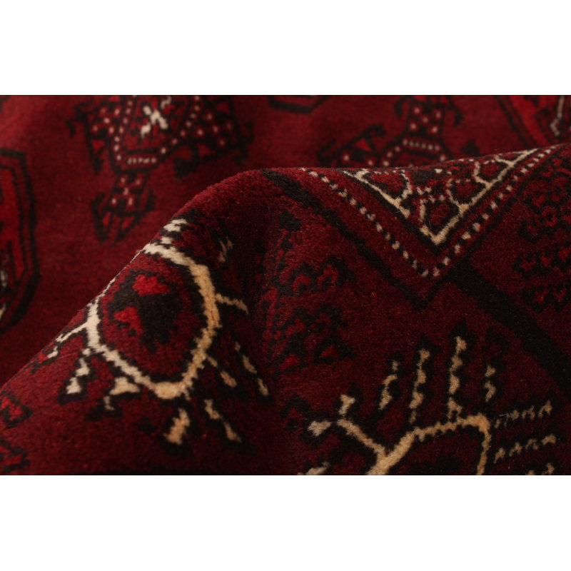 Tapis bourgogne Turkman 4 pi 2 po x 5 pi 11 po