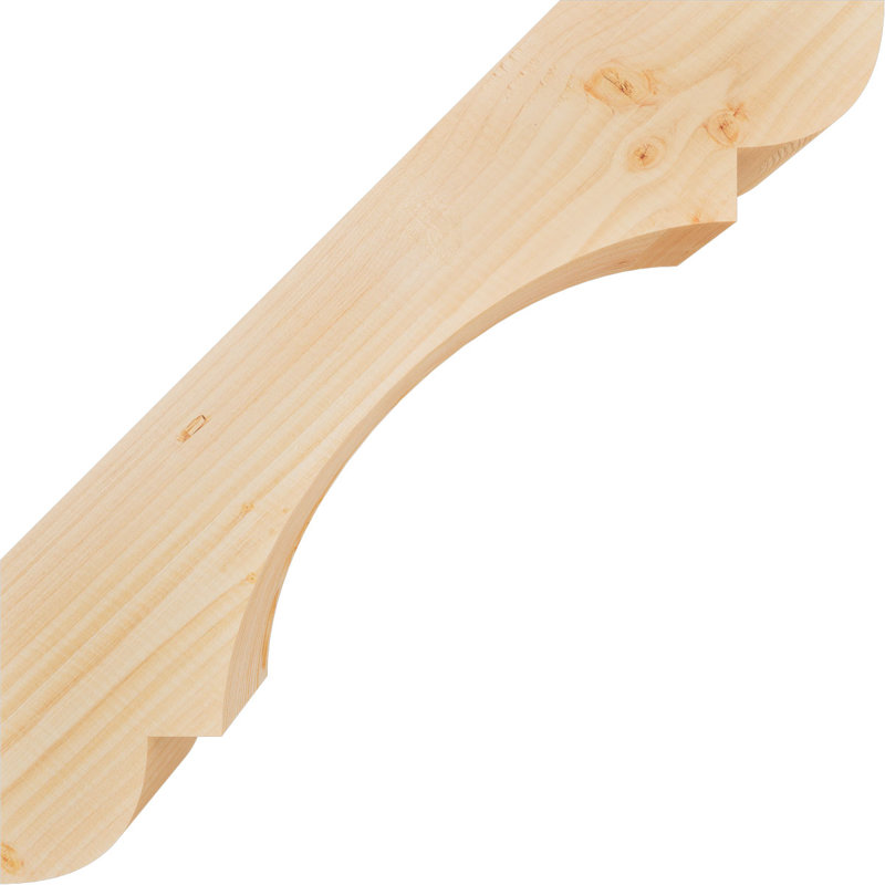 Attelle de genou olympique, Sapin de Douglas, H 22 po x l 5,5 po x P 22 po, Attelle lisse