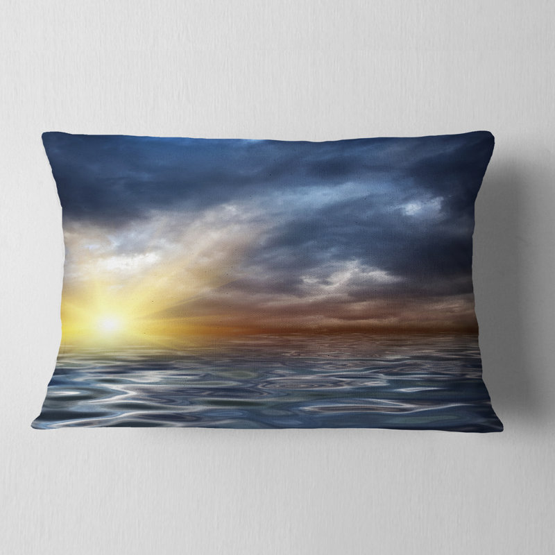 Coussin Seascape, Rectangulaire, 12 po x 20 po