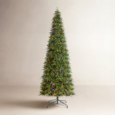 Aldred Pre-Lit Slim Fir Christmas Tree