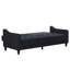Small Double 207cm Velvet Futon Sofa-73566528