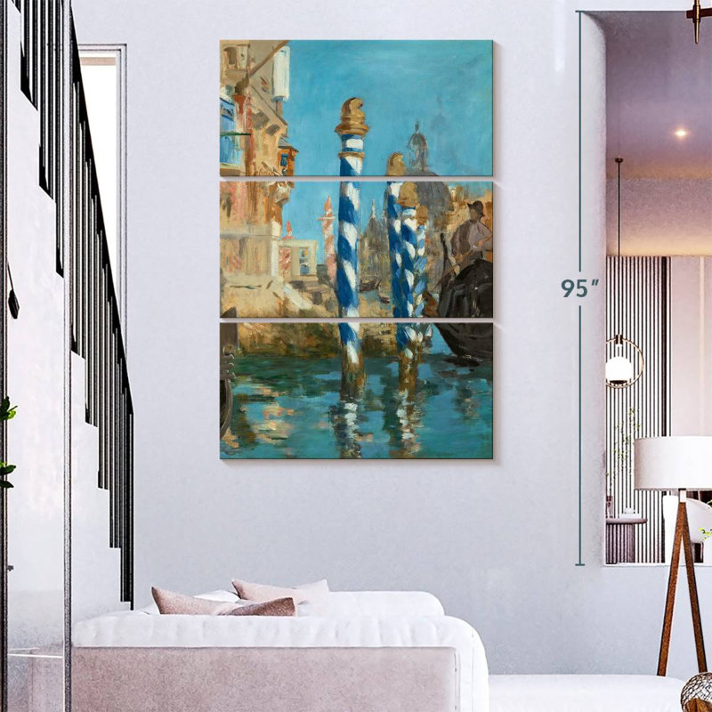 Masam Grand Canal, 1874, H 74 po x l 48 po