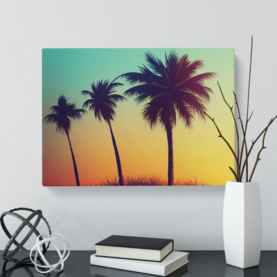 Fine Palm Trees - Wrapped Canvas
