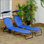 Chaises longues pliantes pour piscine, chaises de bronzage d'extérieur avec abat-jour, dossier inclinable, structure en acier et poche latérale pour la plage, la cour, le patio