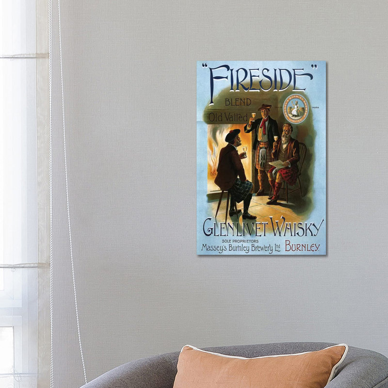 1904 Glenlivet Whisky Poster by The Advertising Archives - Wrapped Canvas Print, 66.04 cm H x 45.72 cm W x 1.91 cm D