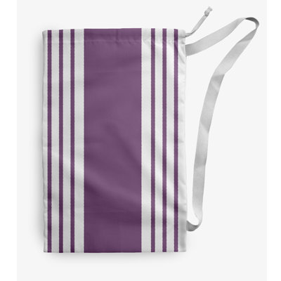 Sac à linge à rayures
