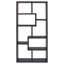 Bibliothèque géométrique polyvalente avec de nombreuses tablettes pour des solutions de rangement élégantes et fonctionnelles.-1233787522