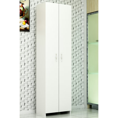 Mandy 2 Piece Plastic Single Storage Cabinet ( 182cm H x 49cm W x 30cm D)