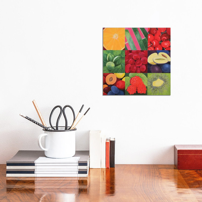 Fruit Medley by Toni Silber-Delerive - Wrapped Canvas Print, 30.48 cm H x 30.48 cm W