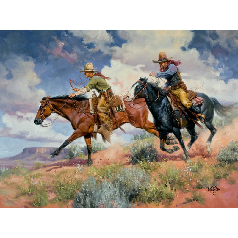 Tasma Trouble's A Comin' by Jack Sorenson - Wrapped Canvas Print, 30 cm H x 46 cm W