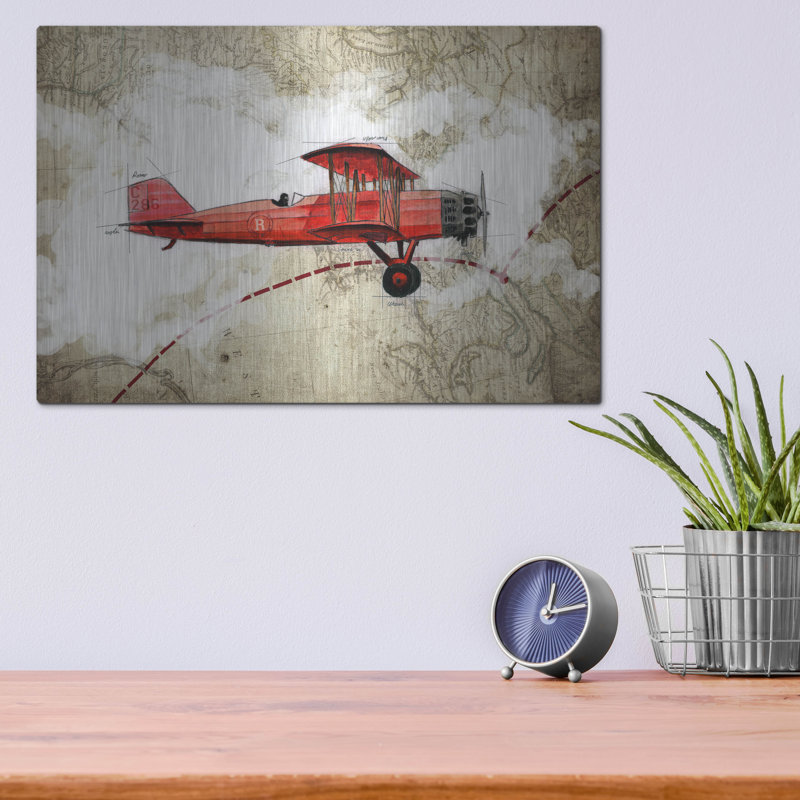 «Biplane 3» par GraphINC, H 12 po x l 16 po