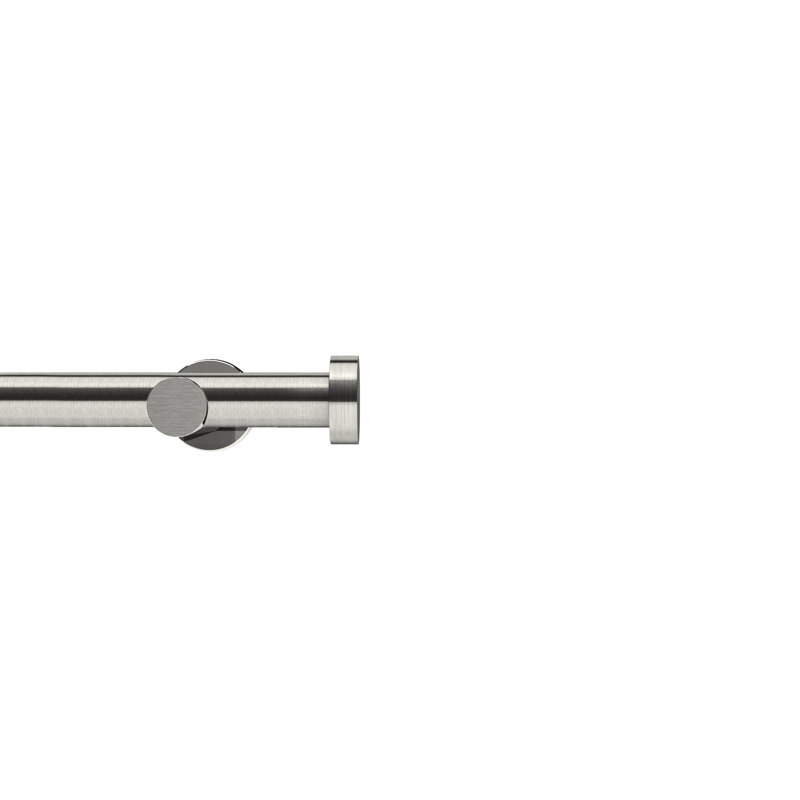 1cm Single Pole, 2.8cm H x 180cm W x 2.8cm D, Stainless Steel