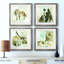 Cadre photo, ensemble de peintures sur papier