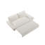 Canapé-lit escamotable, canapé-lit convertible 3-en-1, causeuse en velours multifonctionnelle