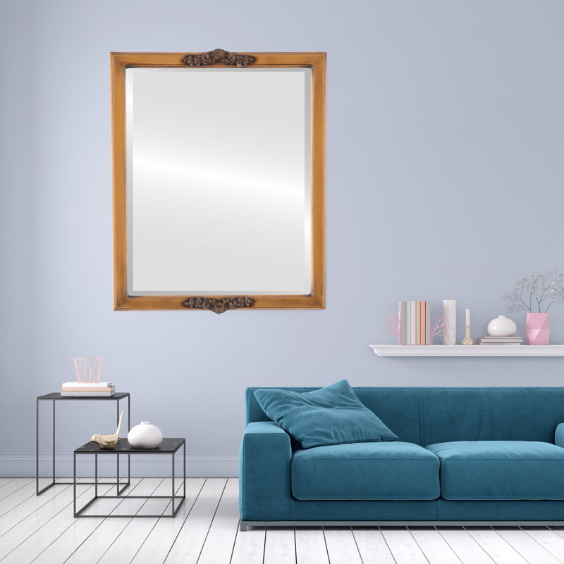 Miroir d'appoint Wingate, 25 po x 19 po, Coucher de soleil doré