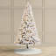 Arbre de Noël épinette enneigé avec lumières Snowy Luxe-337300502