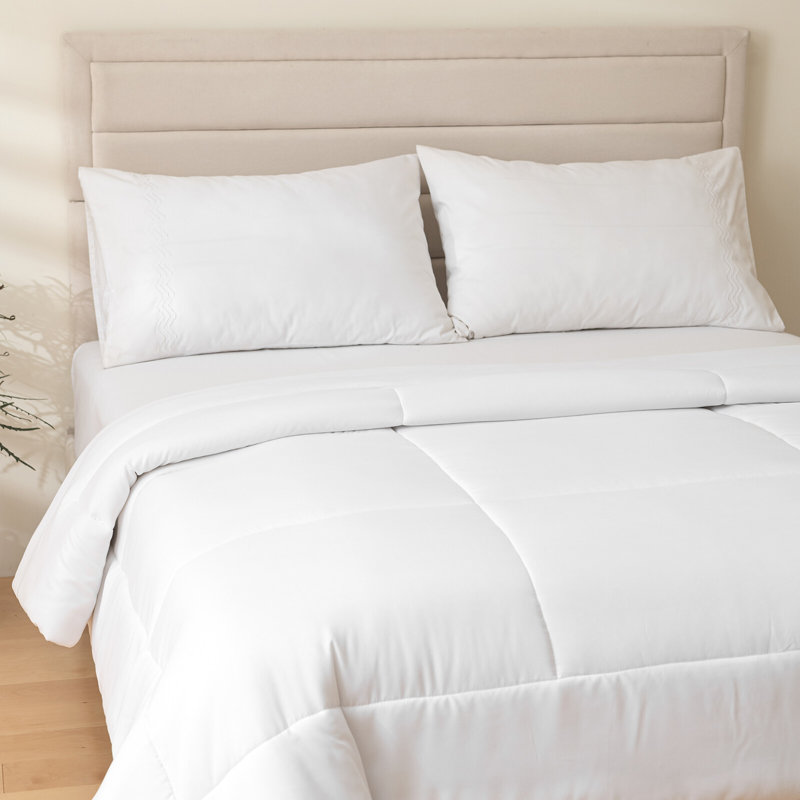 Duvet Polyester Solid Colour Duvet Cover Set, Double Duvet Cover