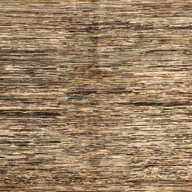 Tapis abstrait moderne 4199, Carré 3 pi